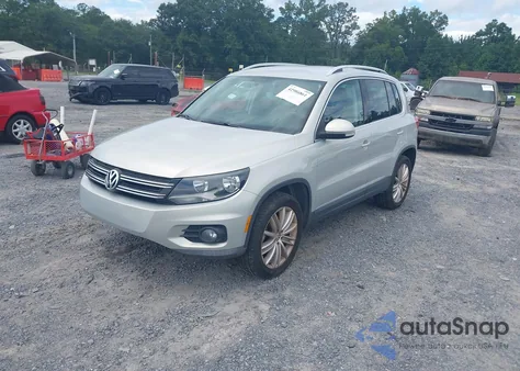 2012 Volkswagen Tiguan S/Se/Sel из США, поврежденный, VIN WVGAV7AX2CW530431